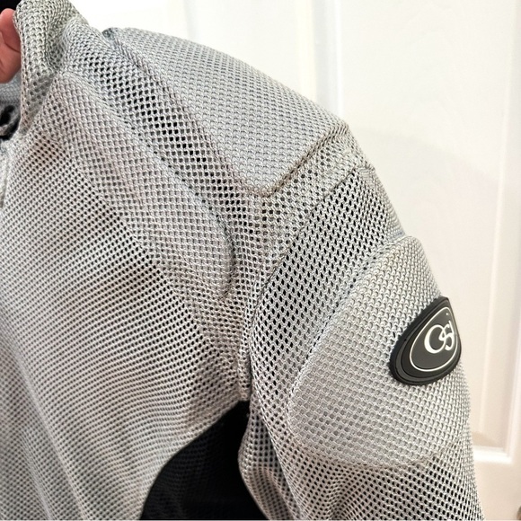 OSI Motorcycle Road Bike Riding Jacket Protective Plate inserts silver sz XXS - Picture 5 of 12